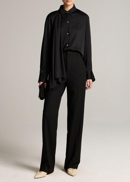 Elsa Fine Suiting High-Rise Straight-Leg Trouser - US 8185