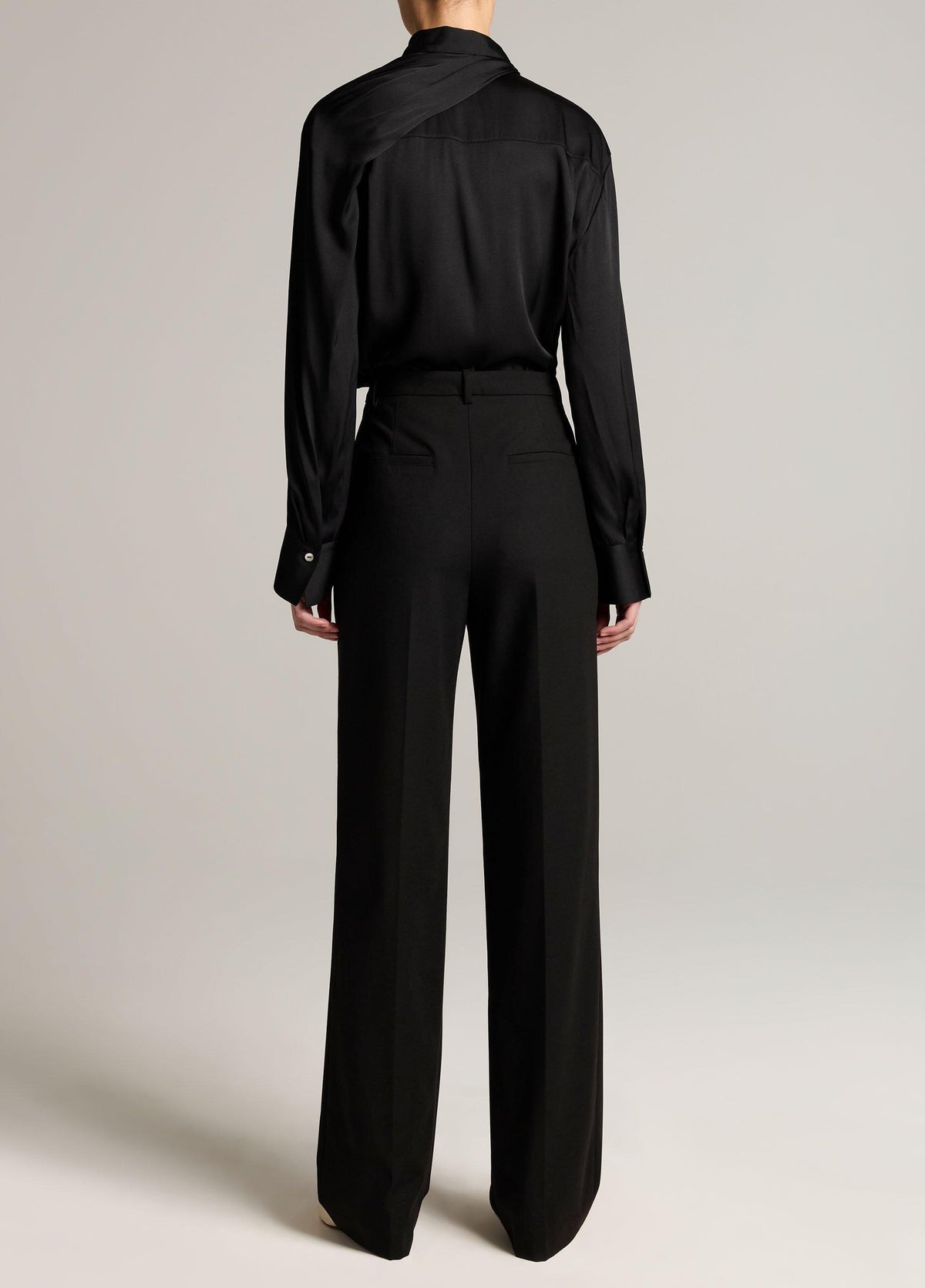 Elsa Fine Suiting High-Rise Straight-Leg Trouser - US 8185