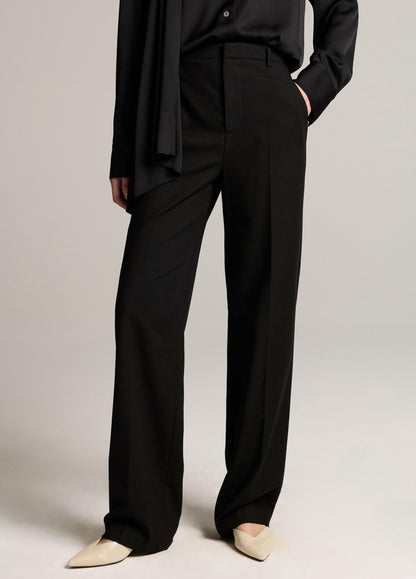 Elsa Fine Suiting High-Rise Straight-Leg Trouser - US 8185