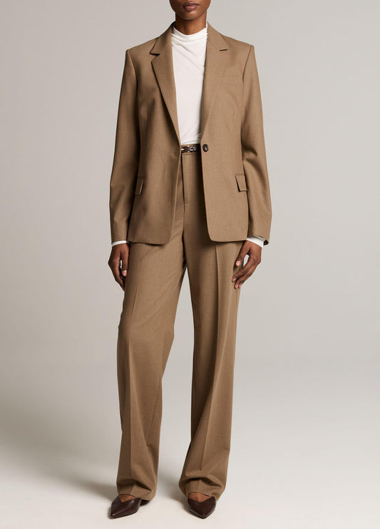 Elsa Fine Suiting High-Rise Straight-Leg Trouser - US 5347