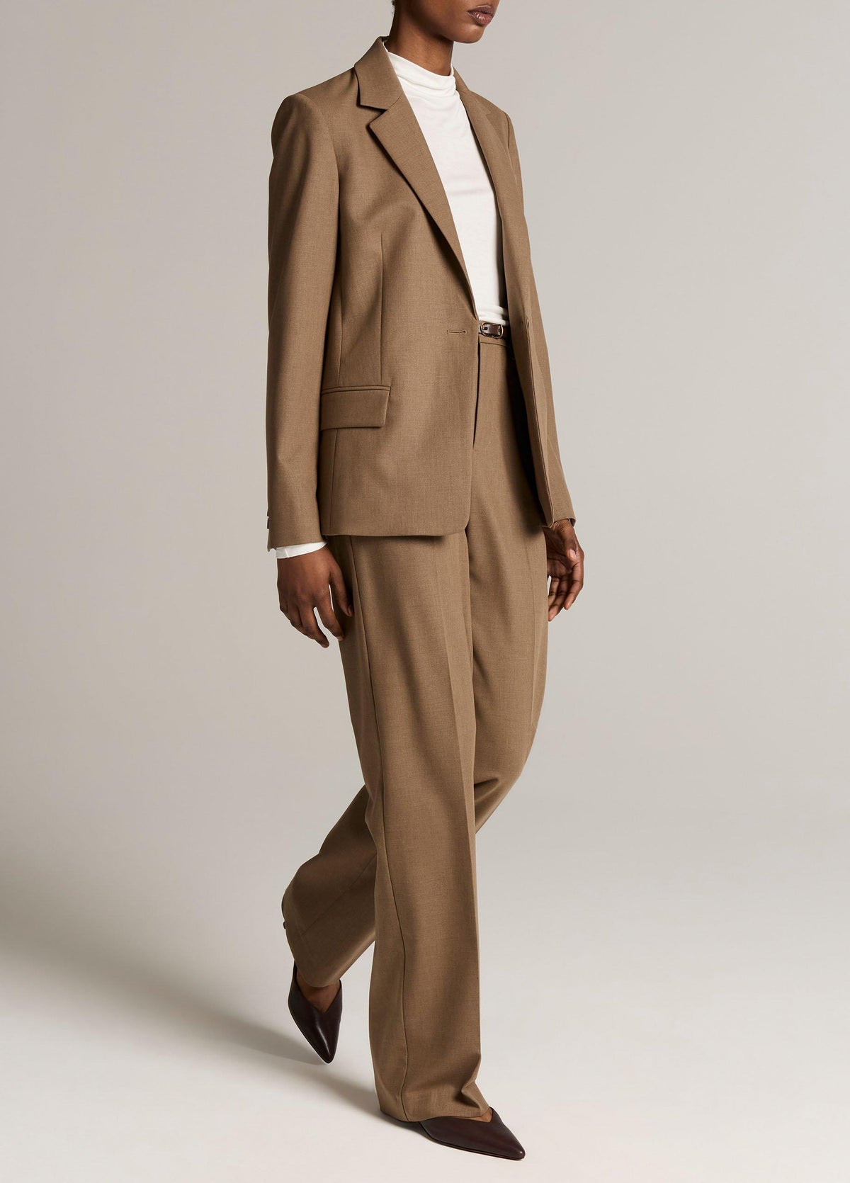 Elsa Fine Suiting High-Rise Straight-Leg Trouser - US 5347