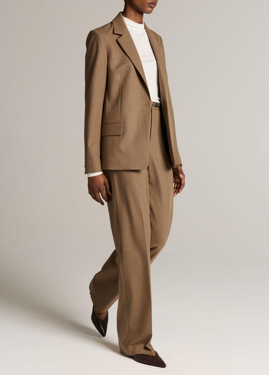 Elsa Fine Suiting High-Rise Straight-Leg Trouser - US 5347