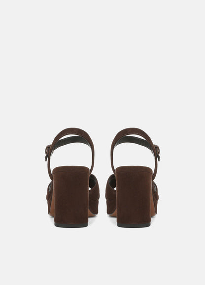 Ericka Suede Platform Sandal - US 9942