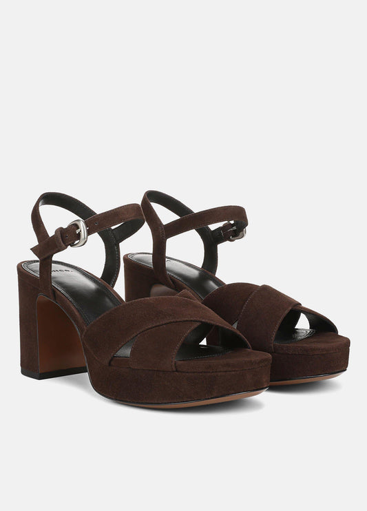 Ericka Suede Platform Sandal - US 9942