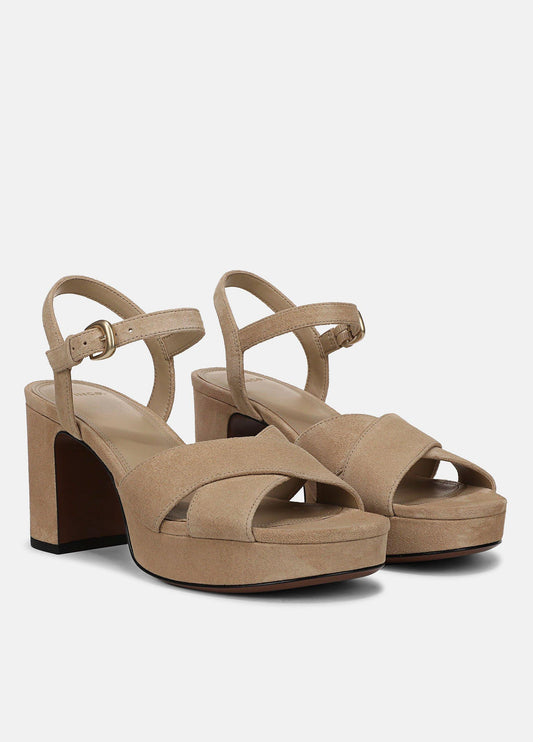 Ericka Suede Platform Sandal - US 3157