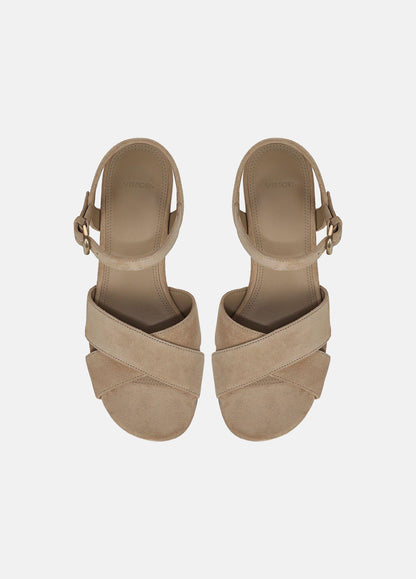Ericka Suede Platform Sandal - US 3157