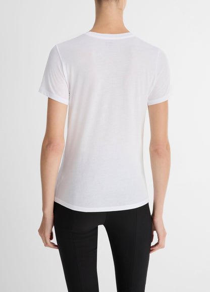 Essential Pima Cotton Crew Neck T-Shirt - US 8769