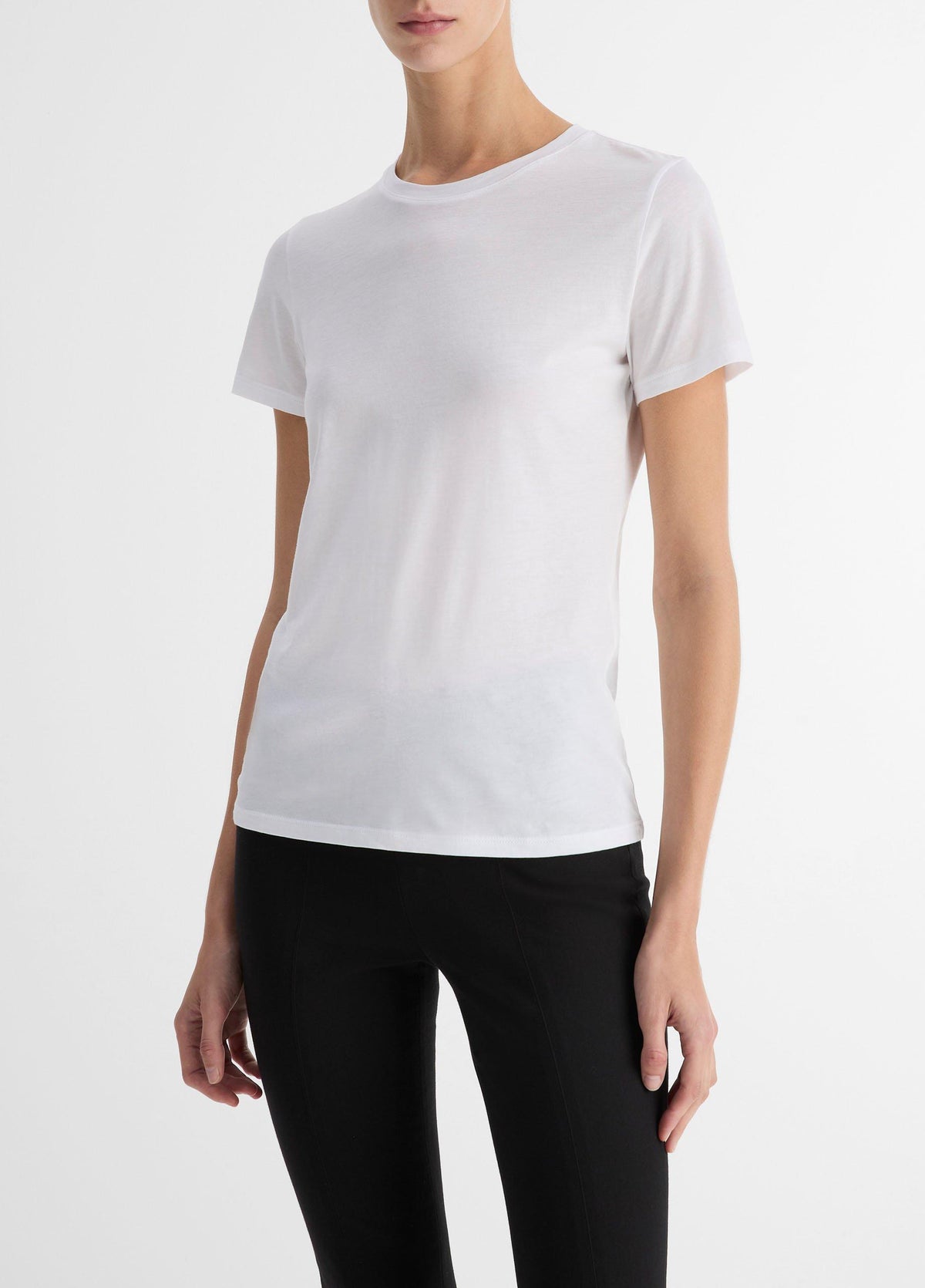 Essential Pima Cotton Crew Neck T-Shirt - US 8769