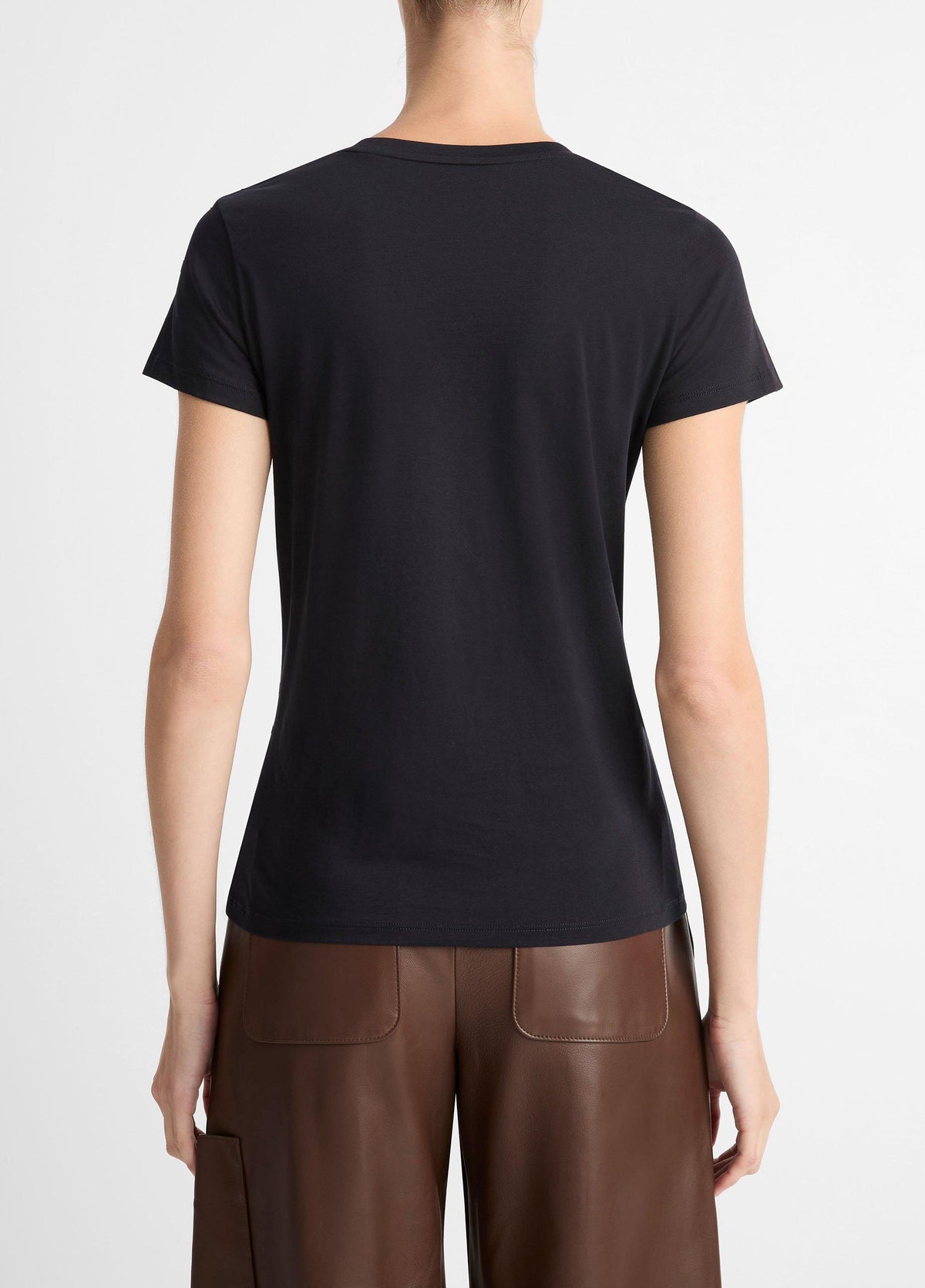 Essential Pima Cotton Crew Neck T-Shirt - US 3322