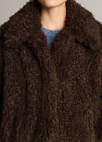 Faux-Fur Cropped Jacket - US 9780