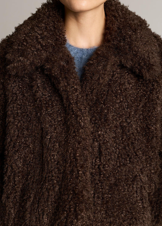Faux-Fur Cropped Jacket - US 9780