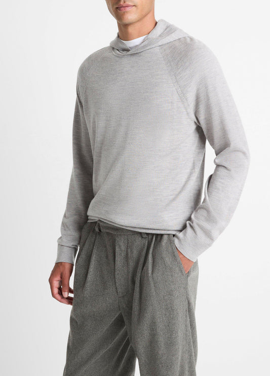 Featherweight Merino Wool-Cashmere Hoodie - US 9043