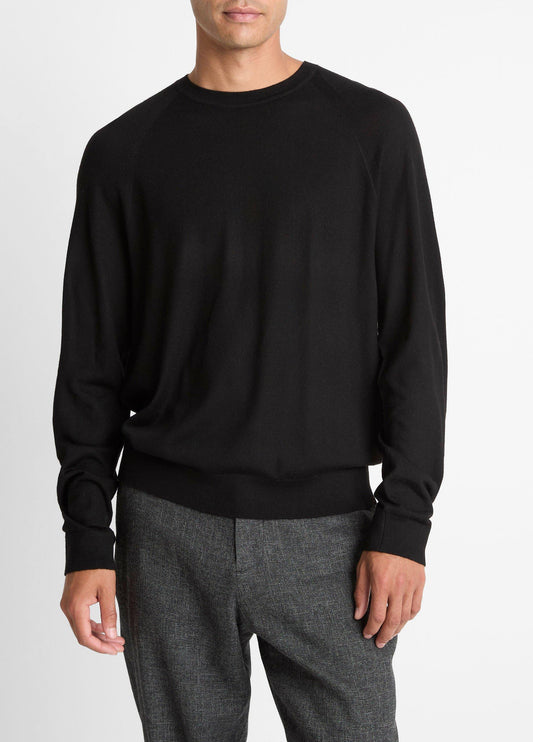 Featherweight Wool-Cashmere Crew Neck Sweater - US 3340