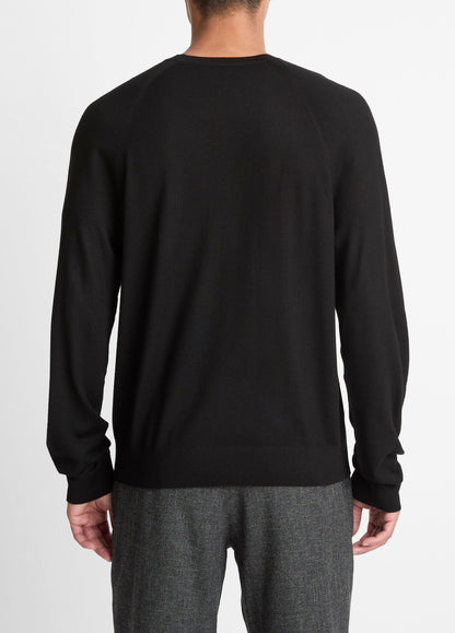 Featherweight Wool-Cashmere Crew Neck Sweater - US 3340