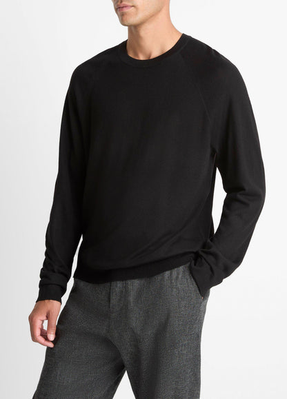 Featherweight Wool-Cashmere Crew Neck Sweater - US 3340