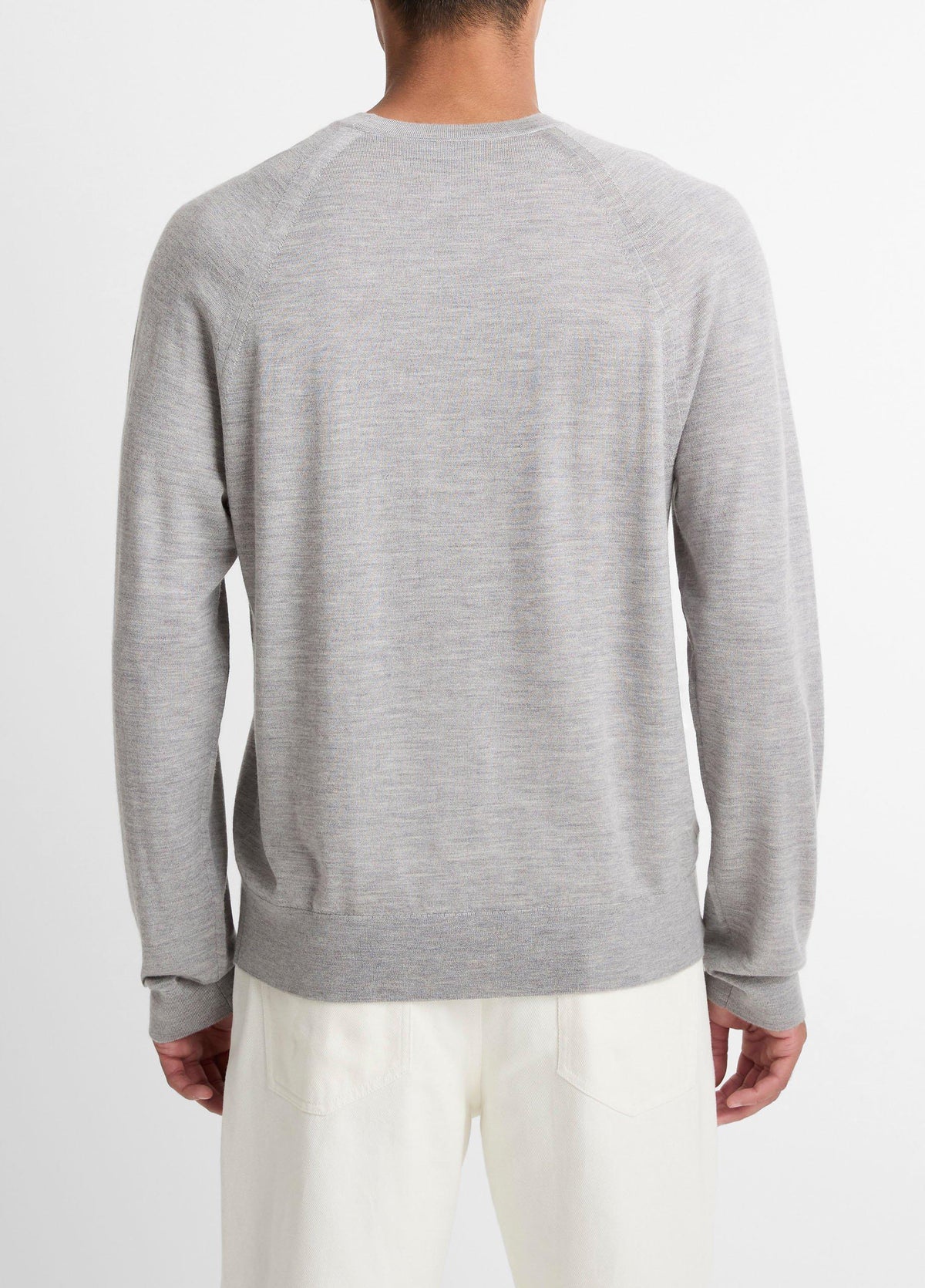 Featherweight Wool-Cashmere Crew Neck Sweater - US 9292