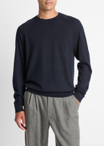 Featherweight Wool-Cashmere Crew Neck Sweater - US 9400