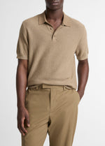 Geo-Jacquard Wool-Blend Blend Polo Sweater - US 6355