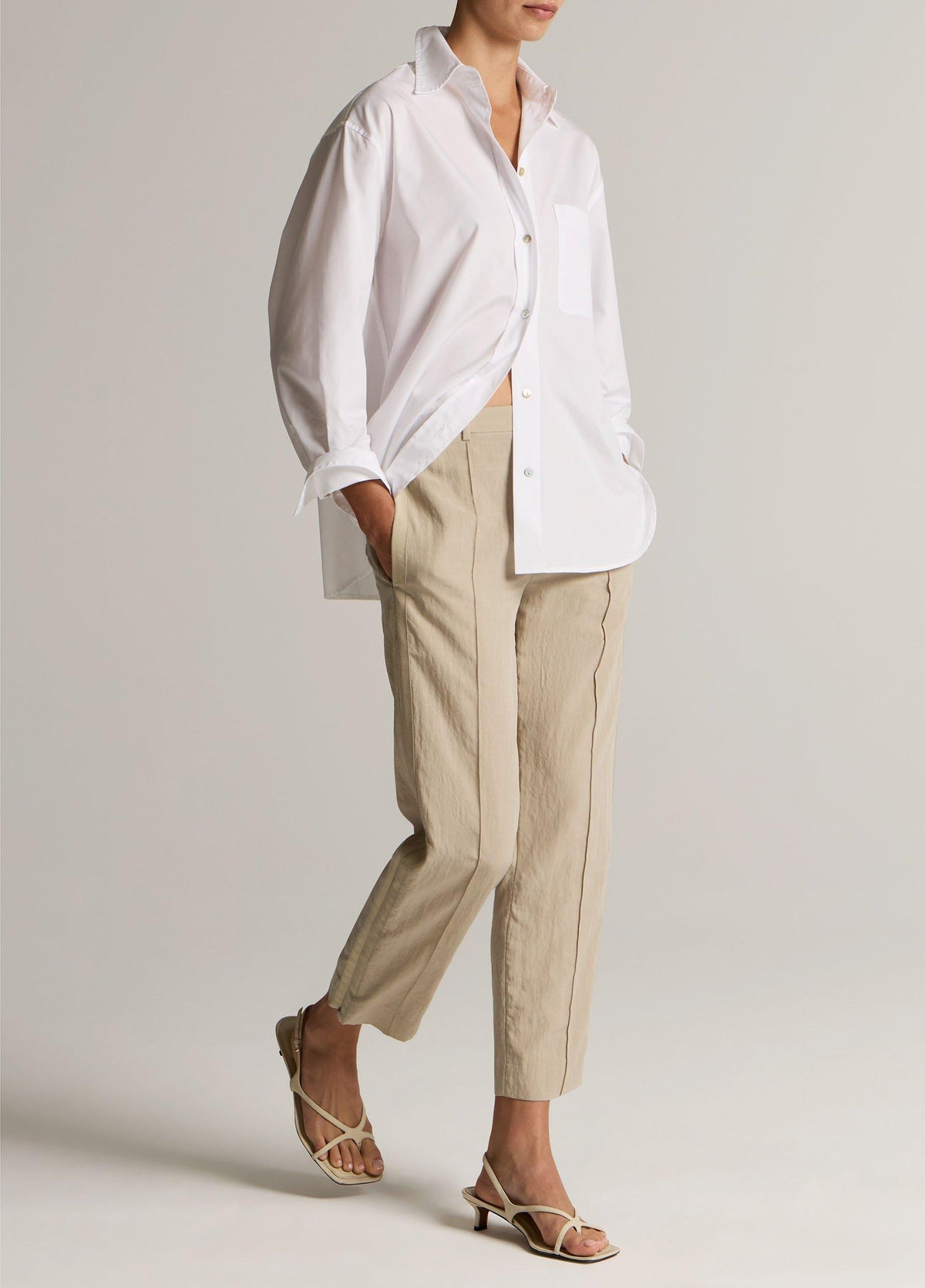 Grace Side-Strap Mid-Rise Pull-On Pant - US 9846