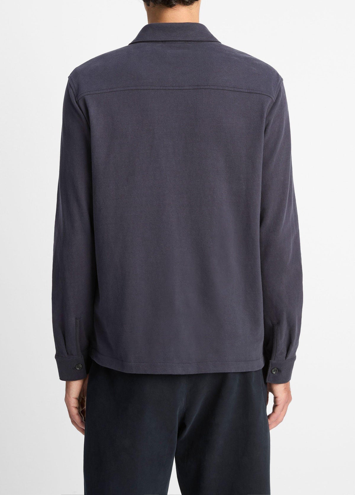 Heavy Sueded Cotton Shirt Jacket - US 6197