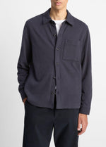 Heavy Sueded Cotton Shirt Jacket - US 6197