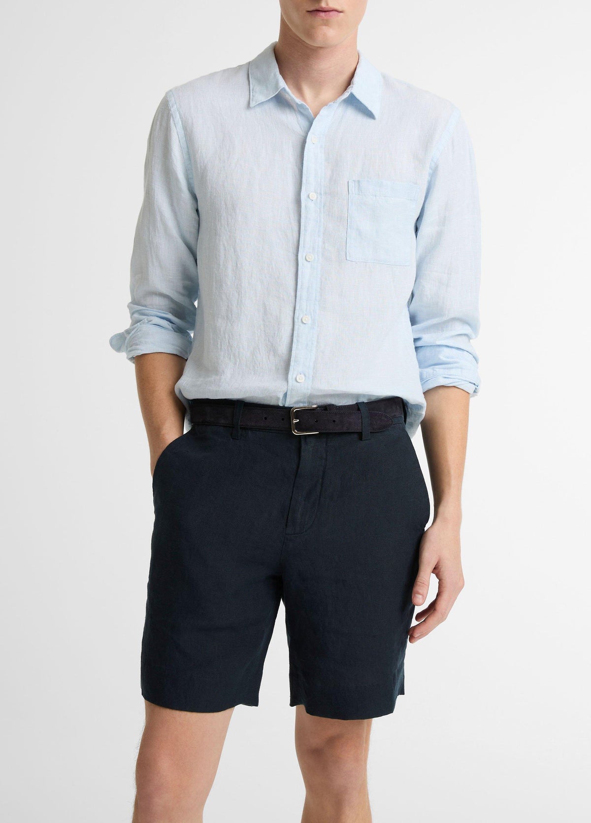 Hemp Flap-Pocket Short - US 7860