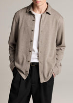 Herringbone Cotton-Blend Button-Front Shirt - US 3550