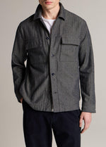Herringbone Cotton-Linen Overshirt - US 5133