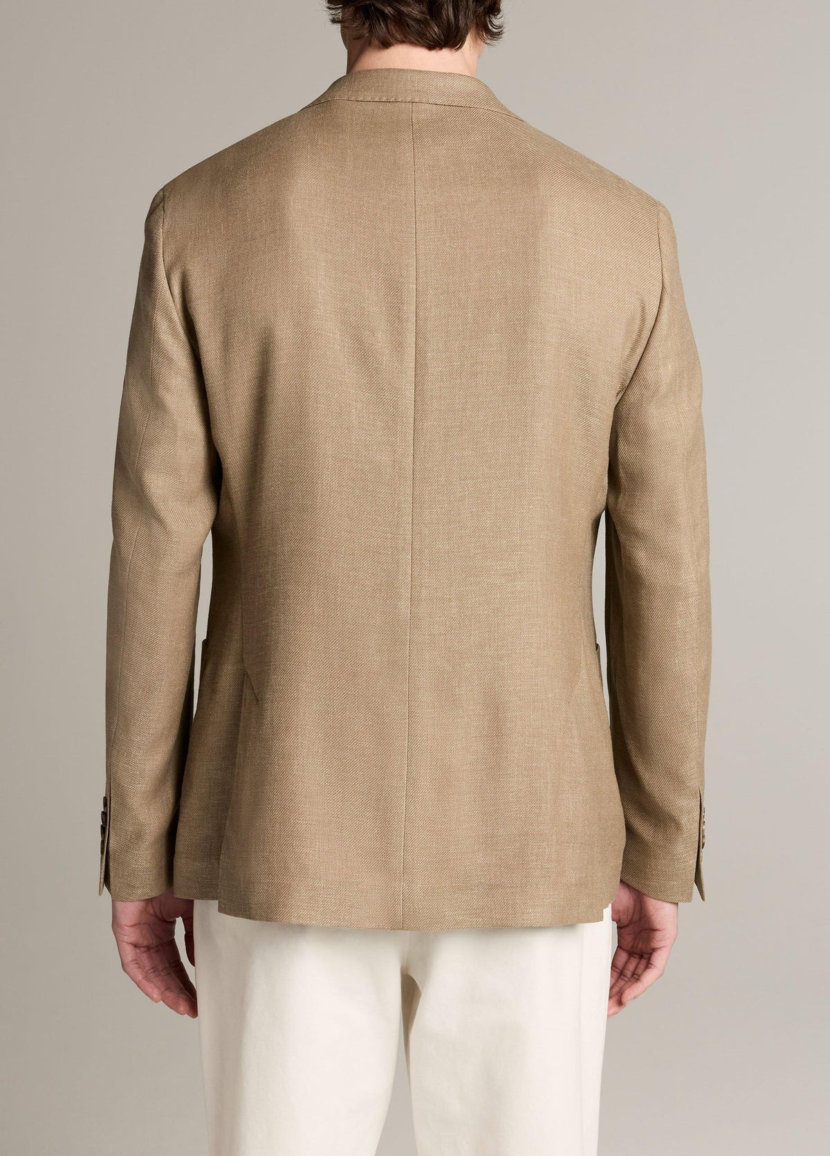 Herringbone Linen & Wool-Blend Relaxed Sport Coat - US 1592