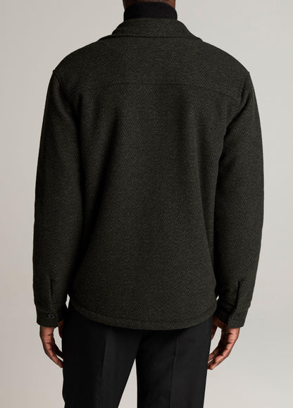 Herringbone Sherpa-Lined Shirt Jacket - US 5365
