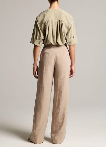 High-Rise Pleated Trouser - US 7541
