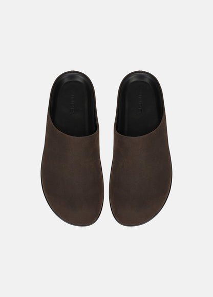 Leo Nubuck Leather Clog Mule - US 6752
