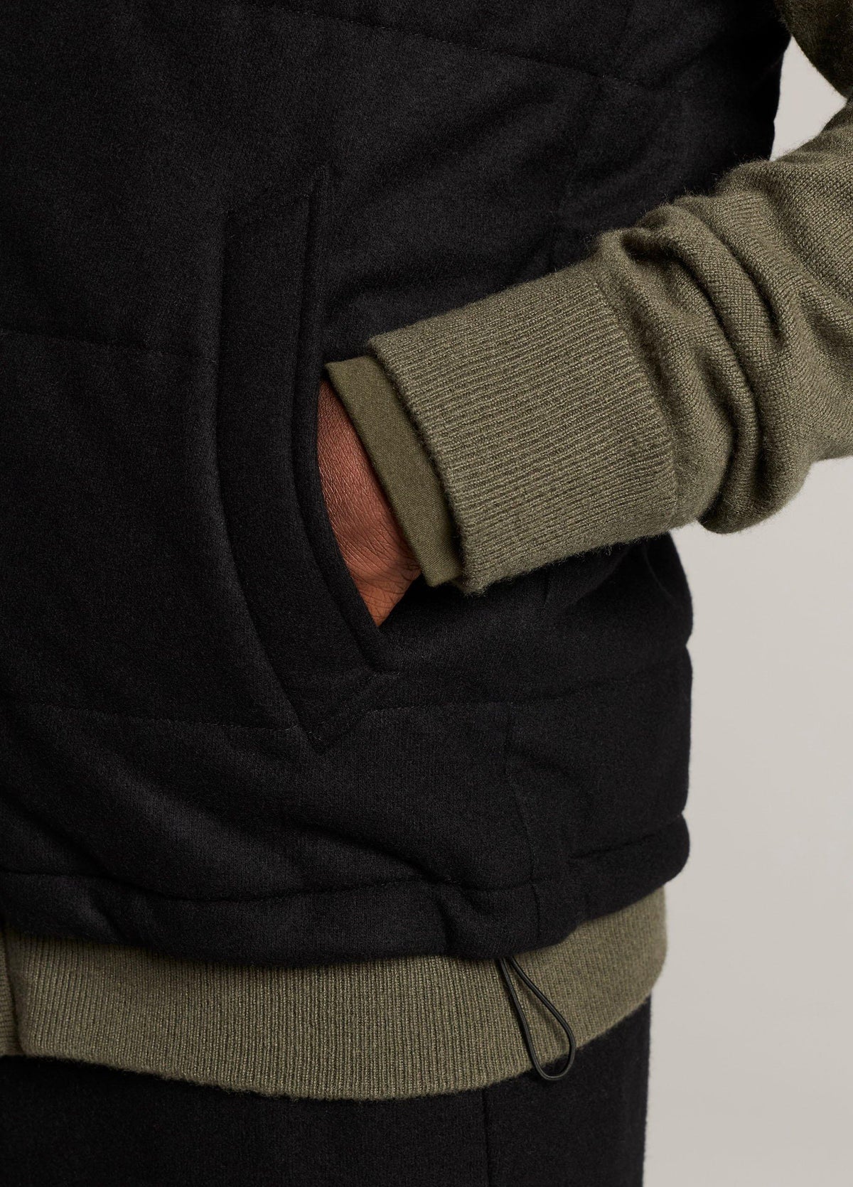 Insulated Knit Wool-Blend Vest - US 8275