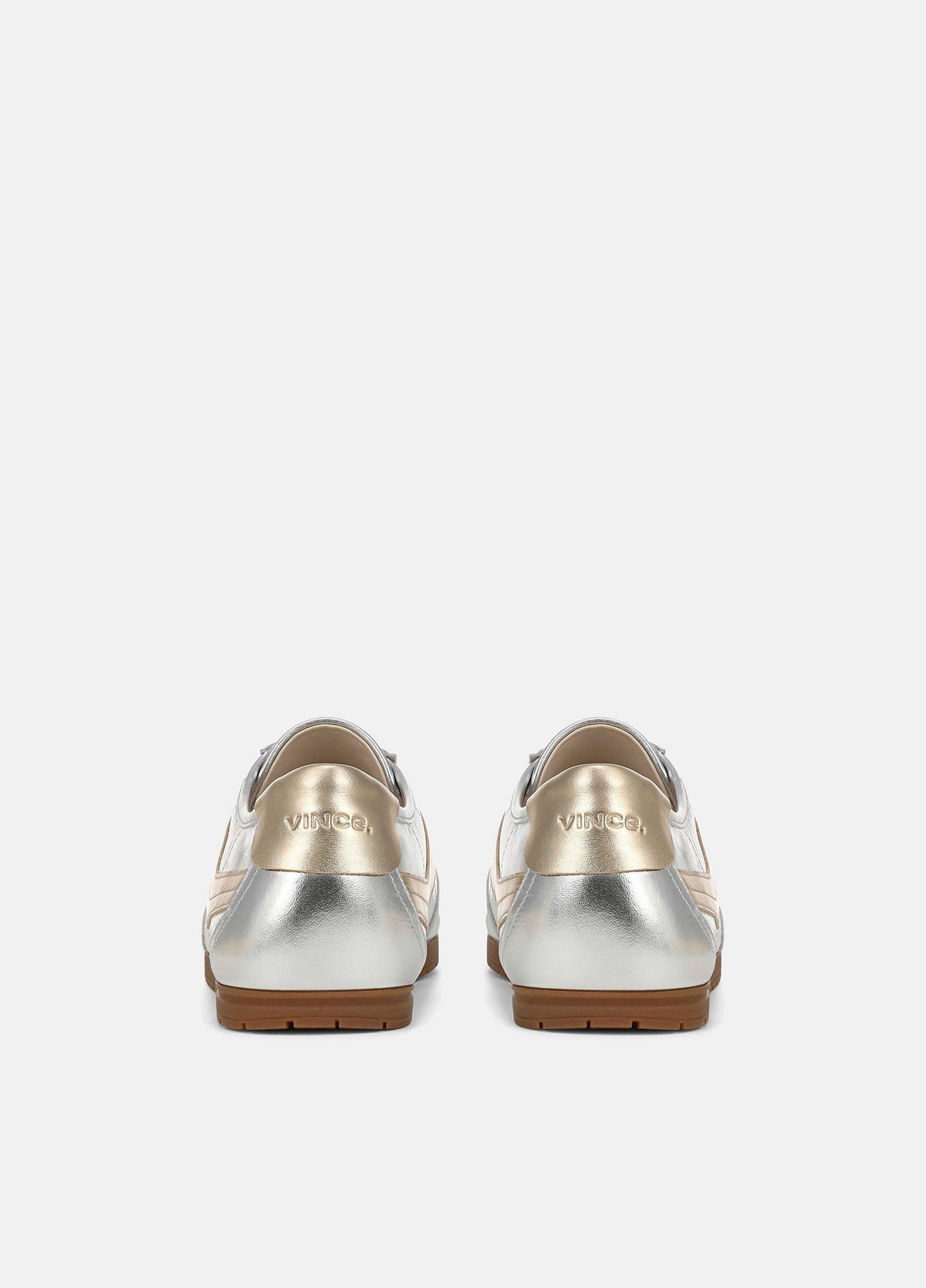 LA Metallic Leather Slip-On Runner Sneaker - US 7984