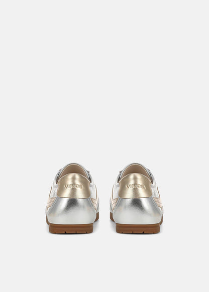 LA Metallic Leather Slip-On Runner Sneaker - US 7984