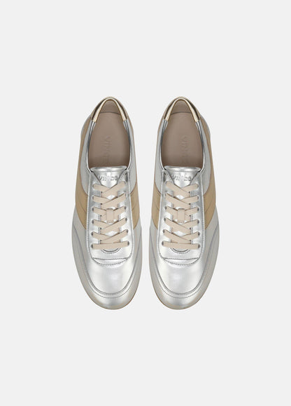 LA Metallic Leather Slip-On Runner Sneaker - US 7984