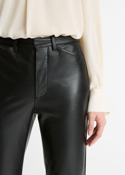 Leather Straight-Leg Trouser - US 5975