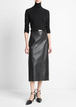 Leather Straight Skirt - US 1337