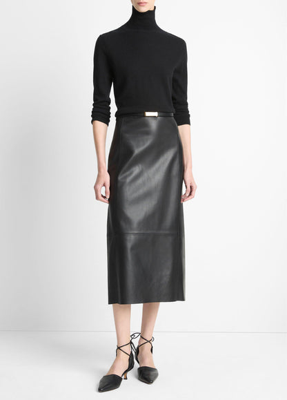 Leather Straight Skirt - US 1337