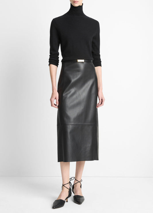 Leather Straight Skirt - US 1337