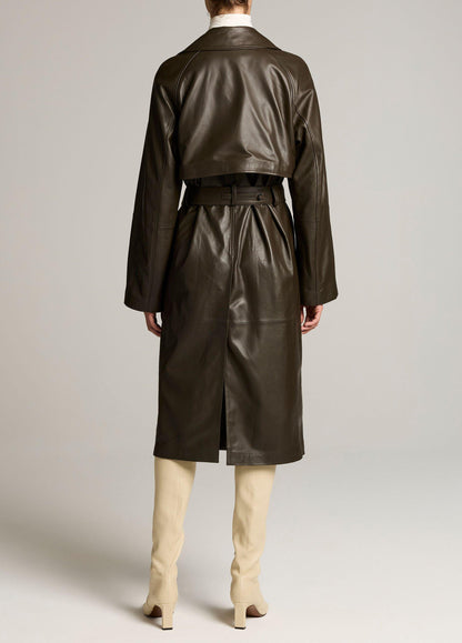Leather Trench Coat - US 2103