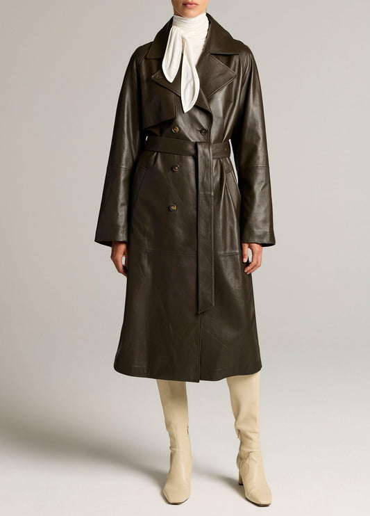 Leather Trench Coat - US 2103
