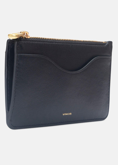 Leather Zip-Top Card Case - US 6886