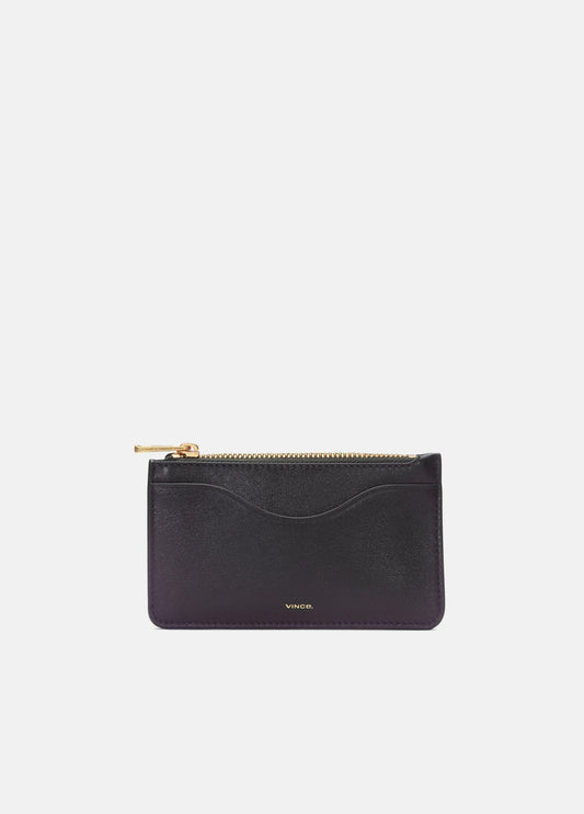 Leather Zip-Top Card Case - US 2964