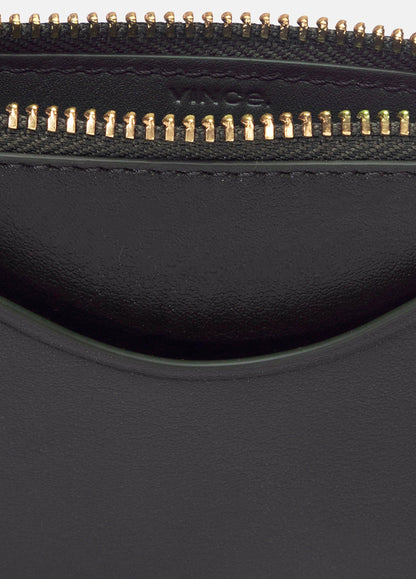 Leather Zip-Top Card Case - US 2964