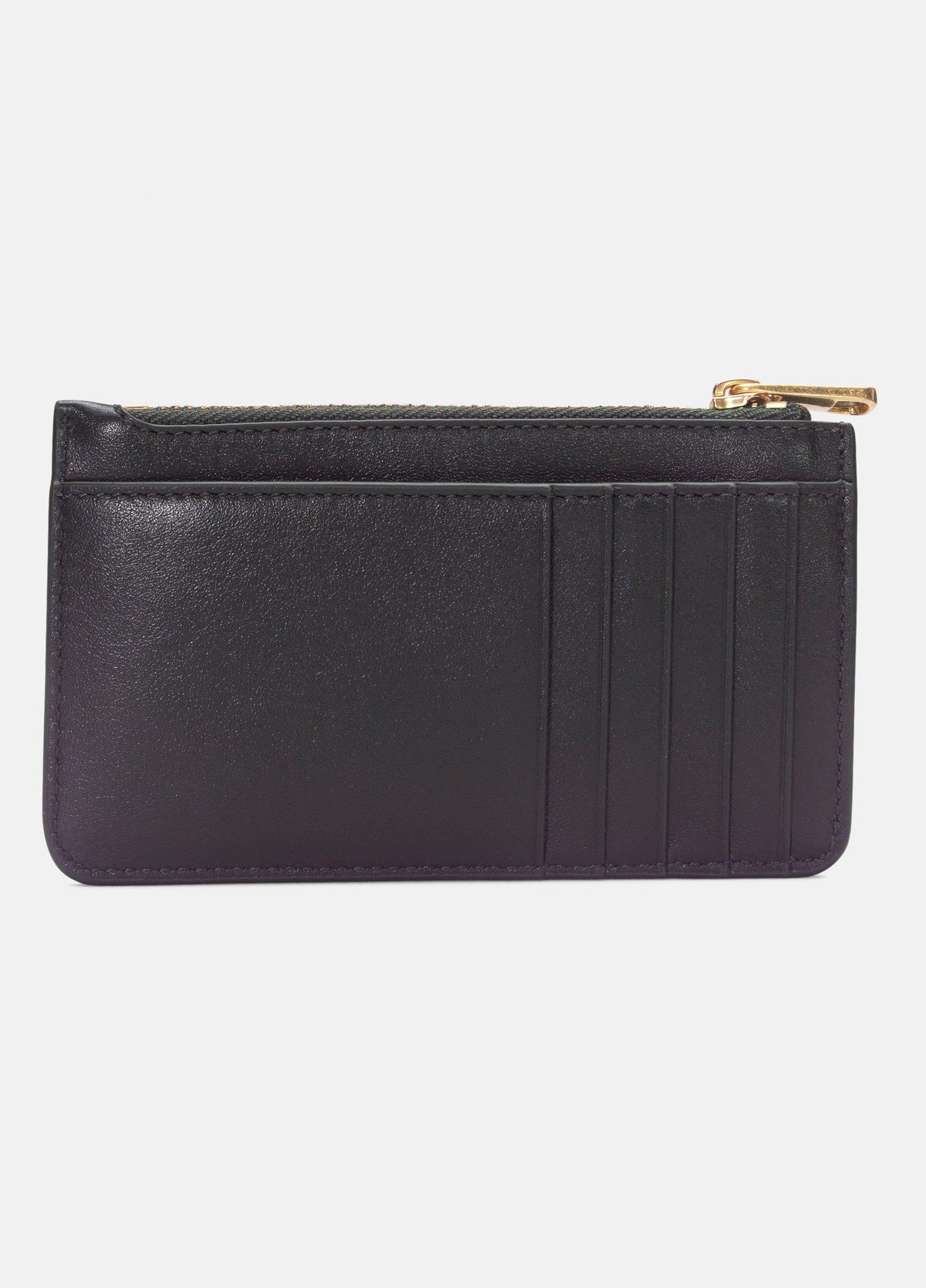 Leather Zip-Top Card Case - US 2964