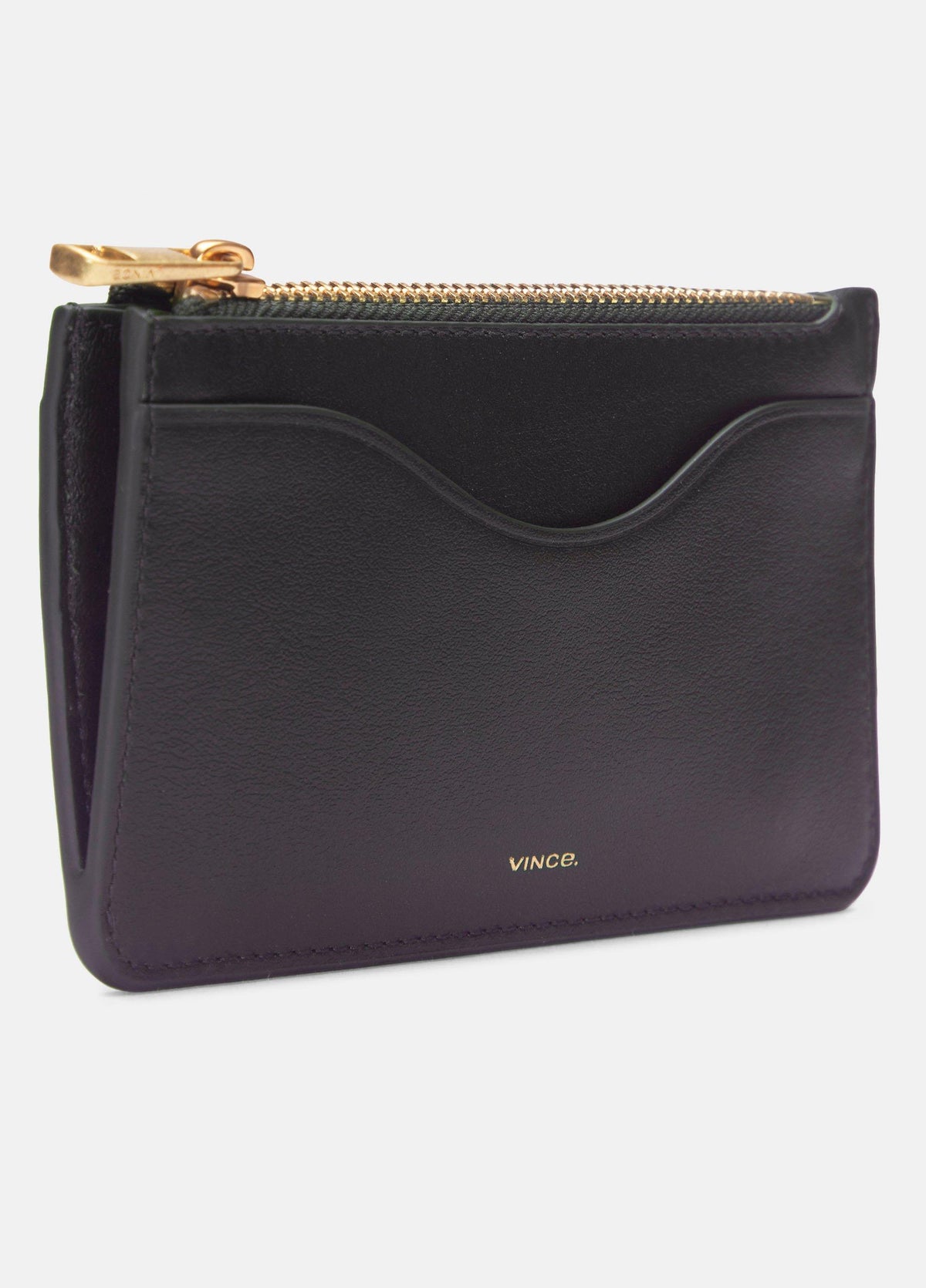 Leather Zip-Top Card Case - US 2964
