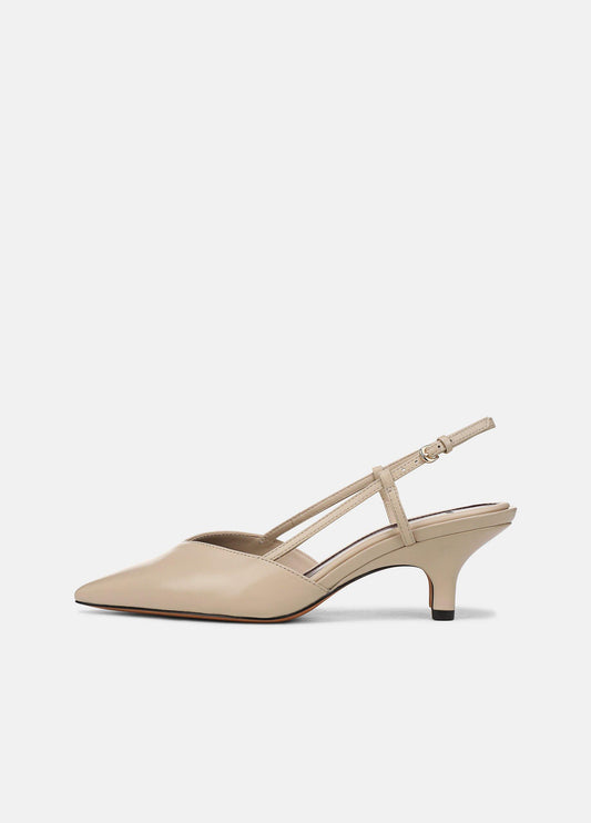 Levvy Leather Slingback Heel - US 7508