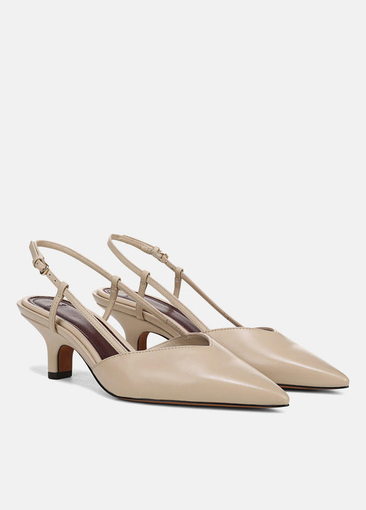 Levvy Leather Slingback Heel - US 7508