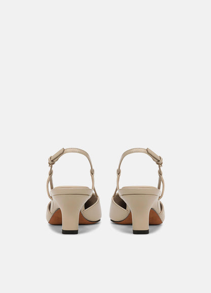 Levvy Leather Slingback Heel - US 7508